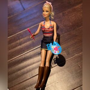 Barbie Artist Painter Doll & Accessories 🖌️ 🎨